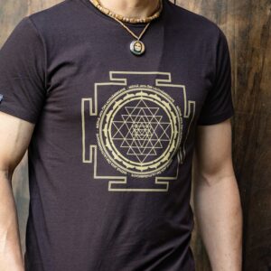 T-Shirt Brown and Gold (Mens)